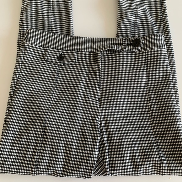 GINGHAM FLARE TROUSERS - NEVER WORN - Picture 2 of 6